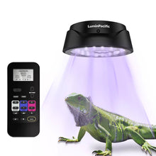 UVB LED light with Remote, for Rainforest & Desert Reptiles, Ferguson Zones 1-4, Timer Switch, Adjustable Brightness