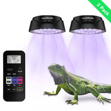 LuminPacific uvb reptile light 2 pack